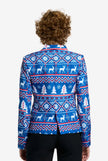 Veste Suitmeister WMNS Christmas Blue Nordic Jacket