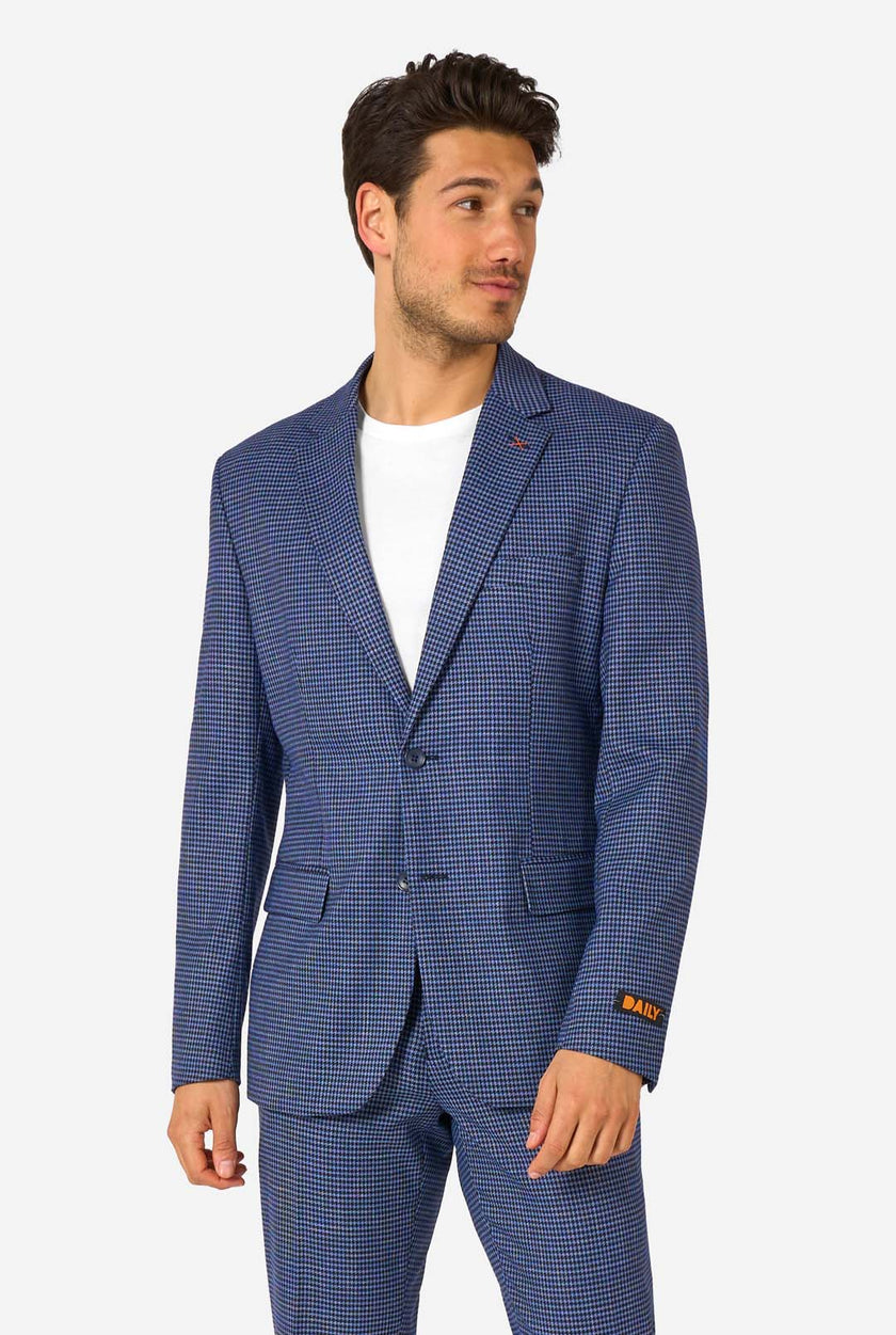 Daily Checked Navy
