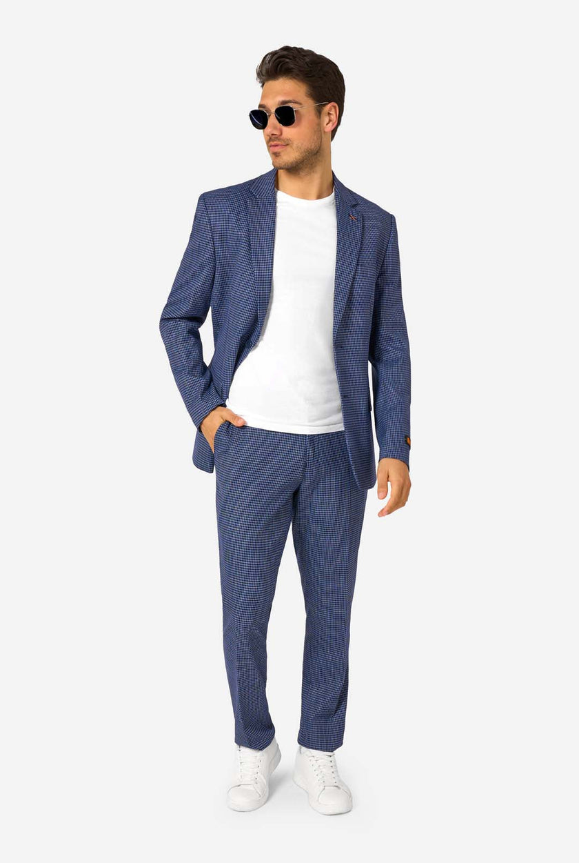 Daily Checked Navy