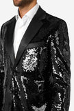 Briliant Black Sequins