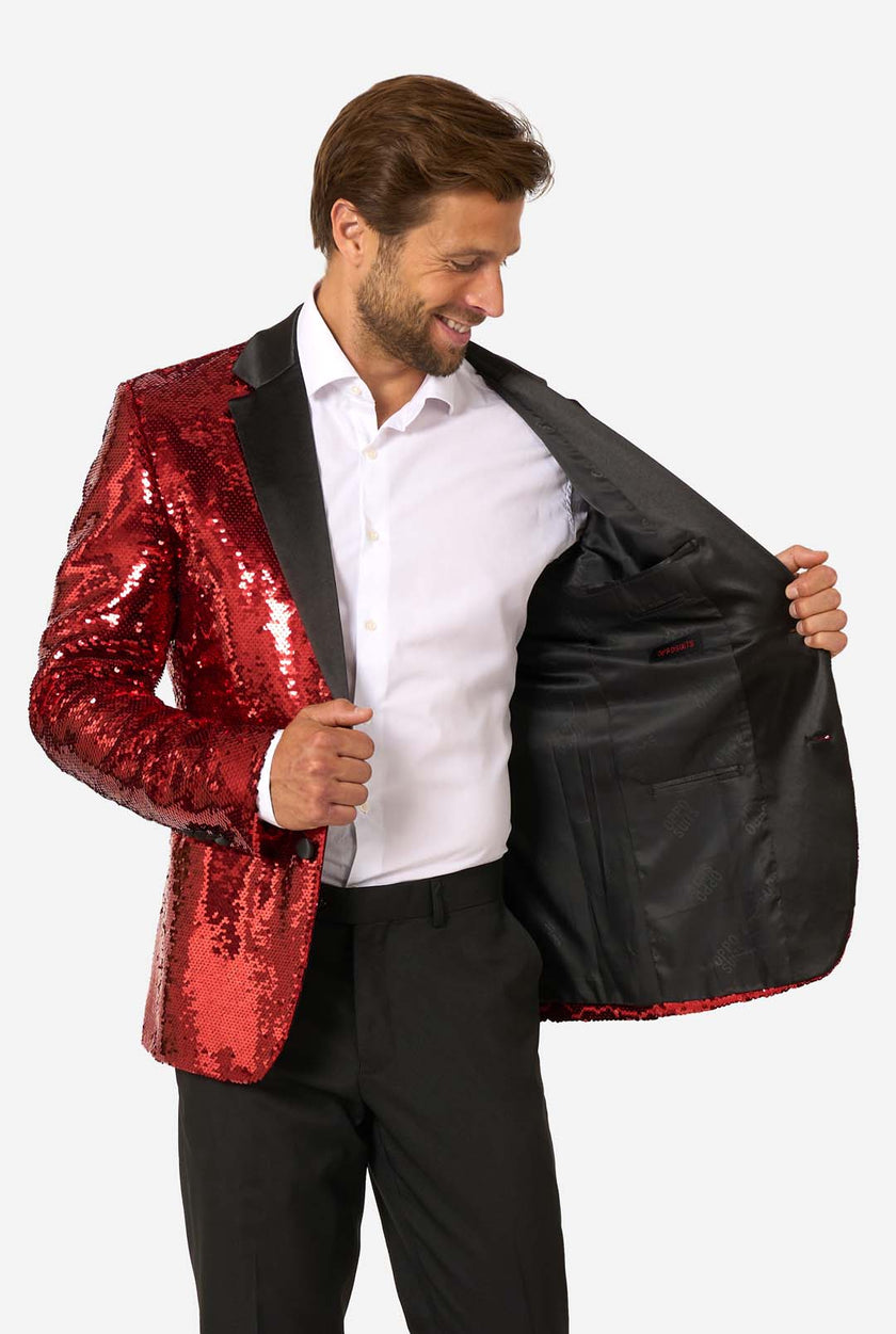Radiant Red Sequins