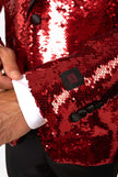 Radiant Red Sequins