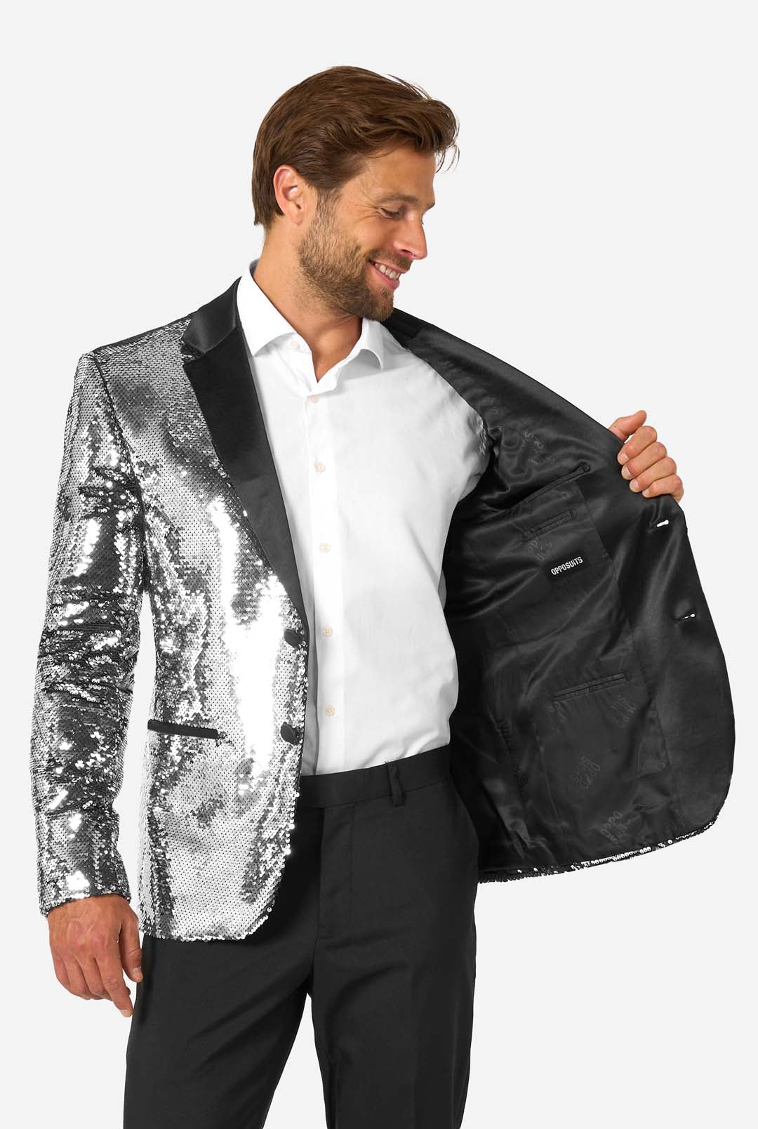 Shiny Silver Sequins