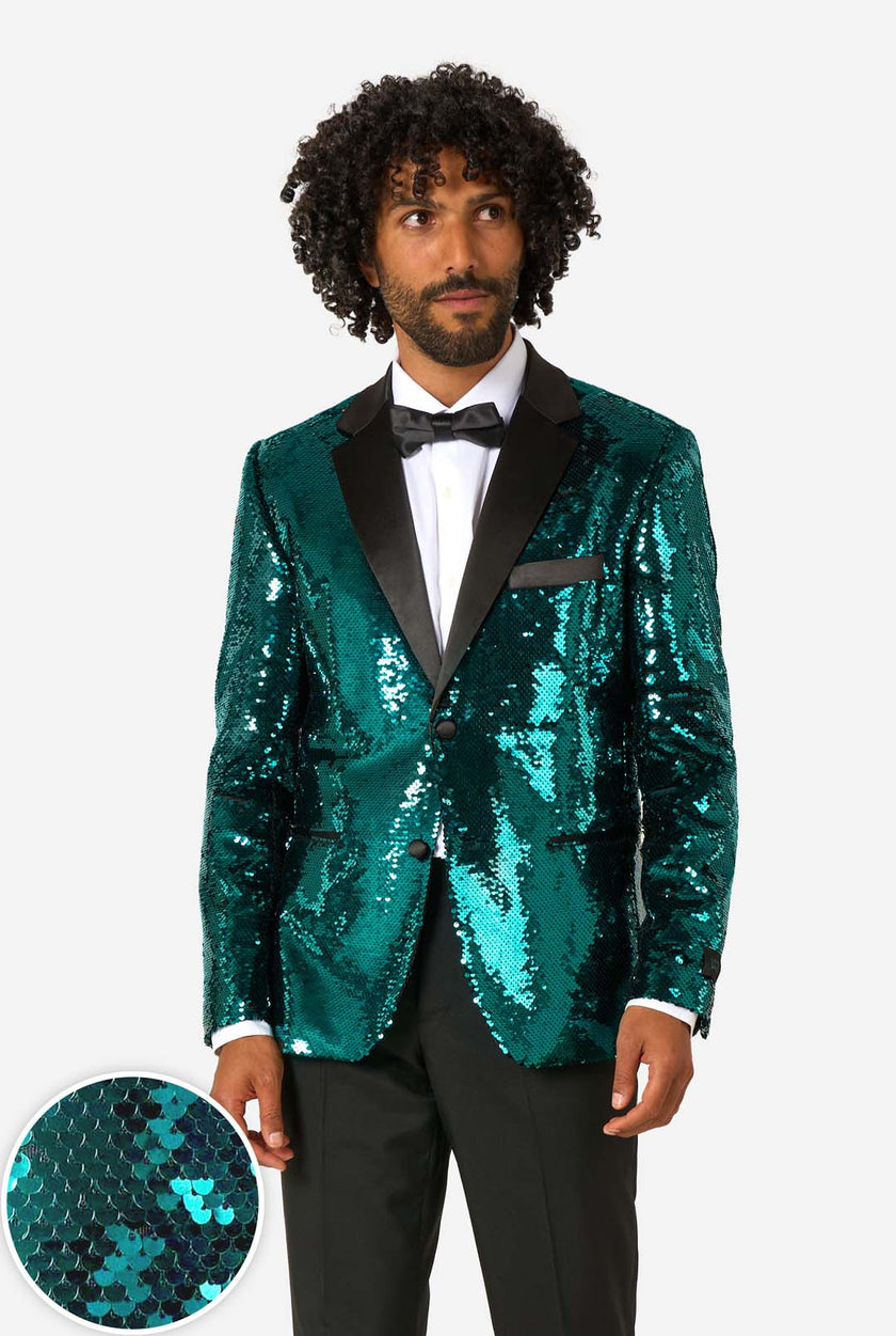 Terrific Teal Sequins