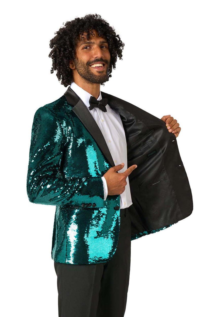 Terrific Teal Sequins