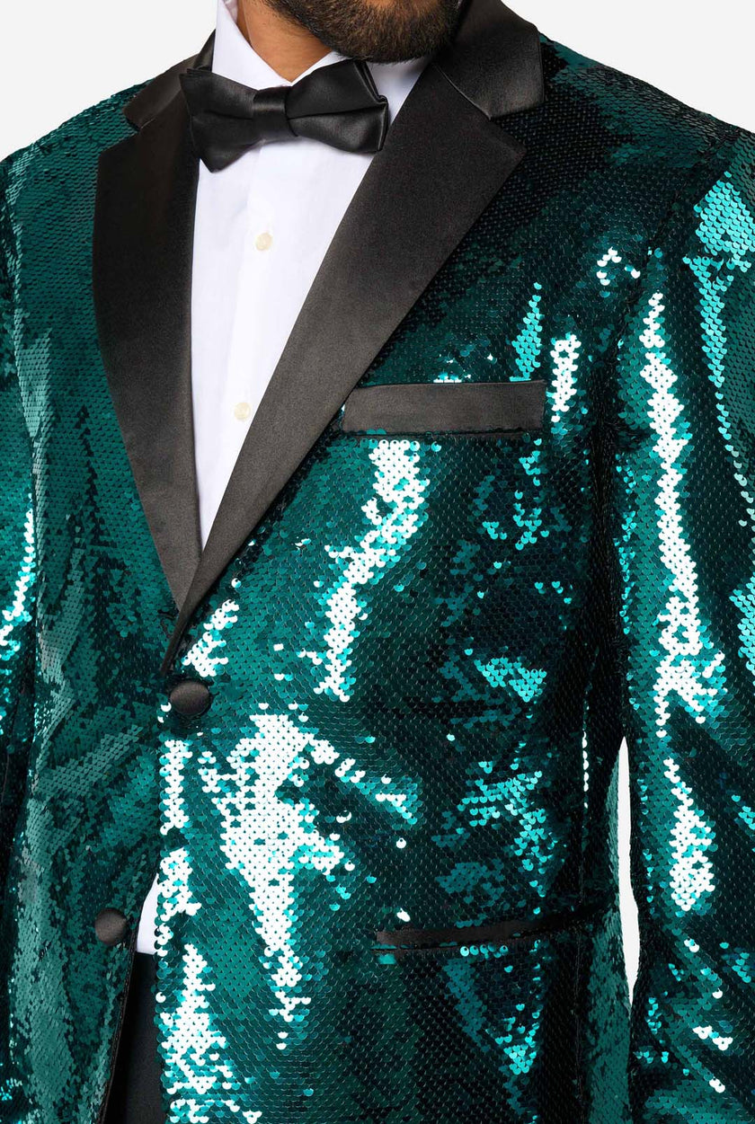 Terrific Teal Sequins