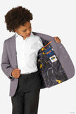 BOYS Daily Batman Grey