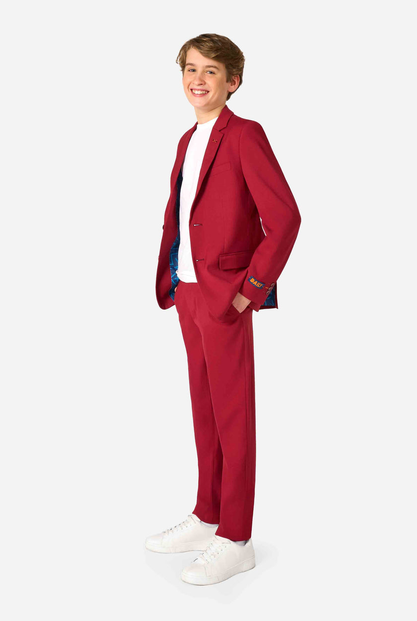 TEEN BOYS Daily Bright Burgundy