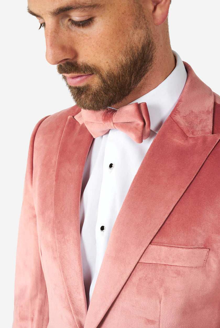 Costume OppoSuits Vintage Pink Velvet