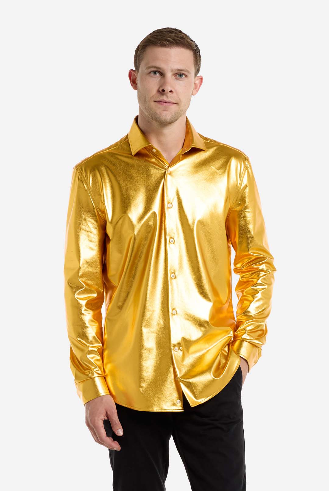 SHIRT LS Groovy Gold
