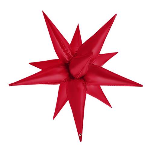 40” Red Satin Starburst - Prima