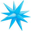 1 Ballon Starburst Electric Bleu 40