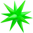 1 Ballon Starburst Electric Vert 40