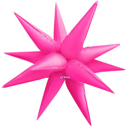 1 Ballon Starburst Electric Pink 40