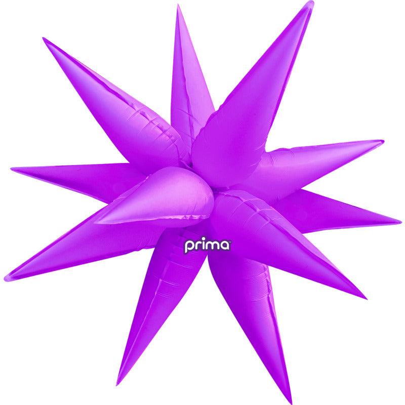 1 Ballon Starburst Electric Violet 26