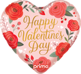 18” Coeur Happy Valentine's Day Trendy Roses - Prima
