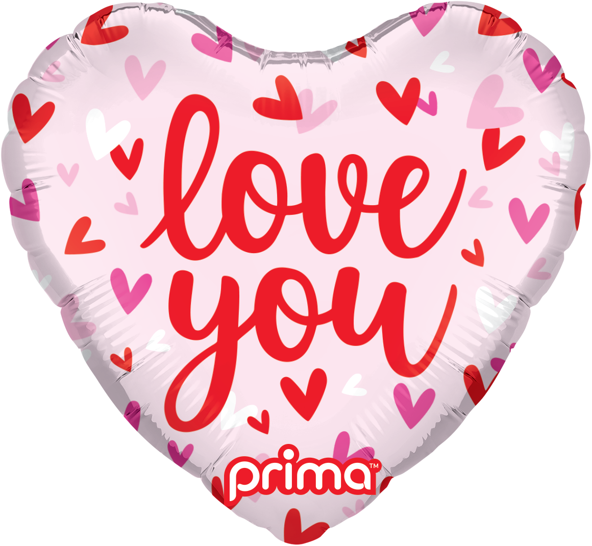 9” Coeur Love You Confetti Hearts - Prima