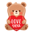 27” Love You Bear Shape - Prima