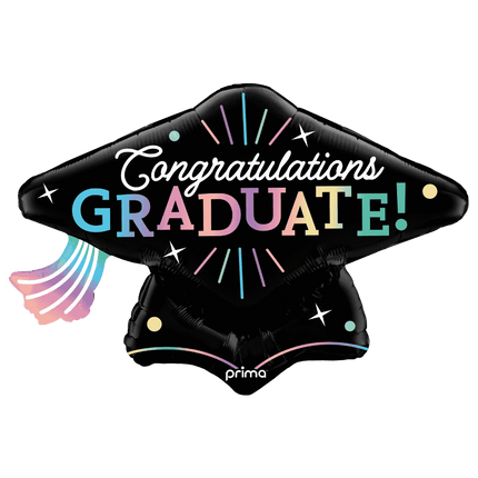 34” Congratulations Graduate Grad Cap - Prima