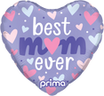 9” Heart Best Mom Ever Pastel Hearts - Prima