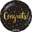 18” Round Congrats Gold Stars - Prima