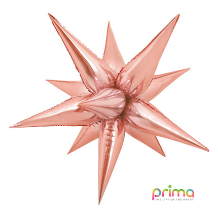 1 Ballon Deco™ Starburst Rose Gold 26