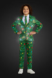 BOYS Christmas Green Tree - Light Up