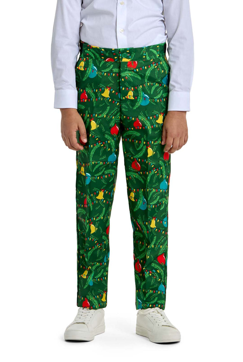BOYS Christmas Green Tree - Light Up