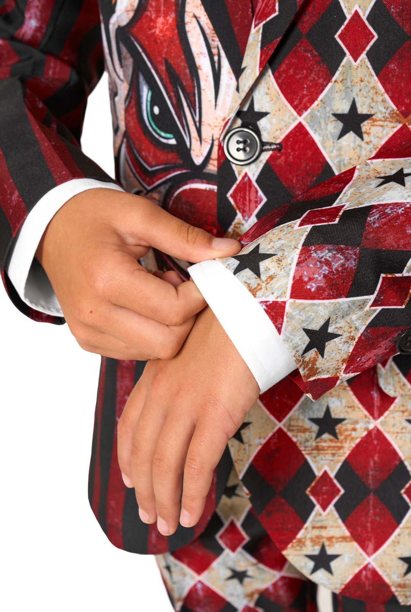 BOYS Scary Clown Red