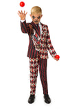 BOYS Scary Clown Red