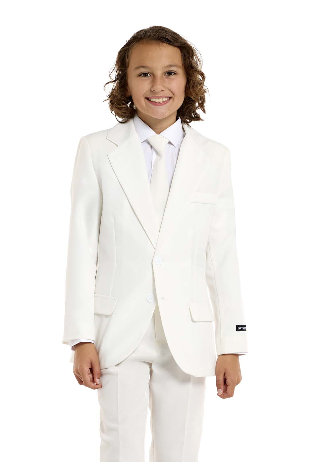 BOYS Solid White