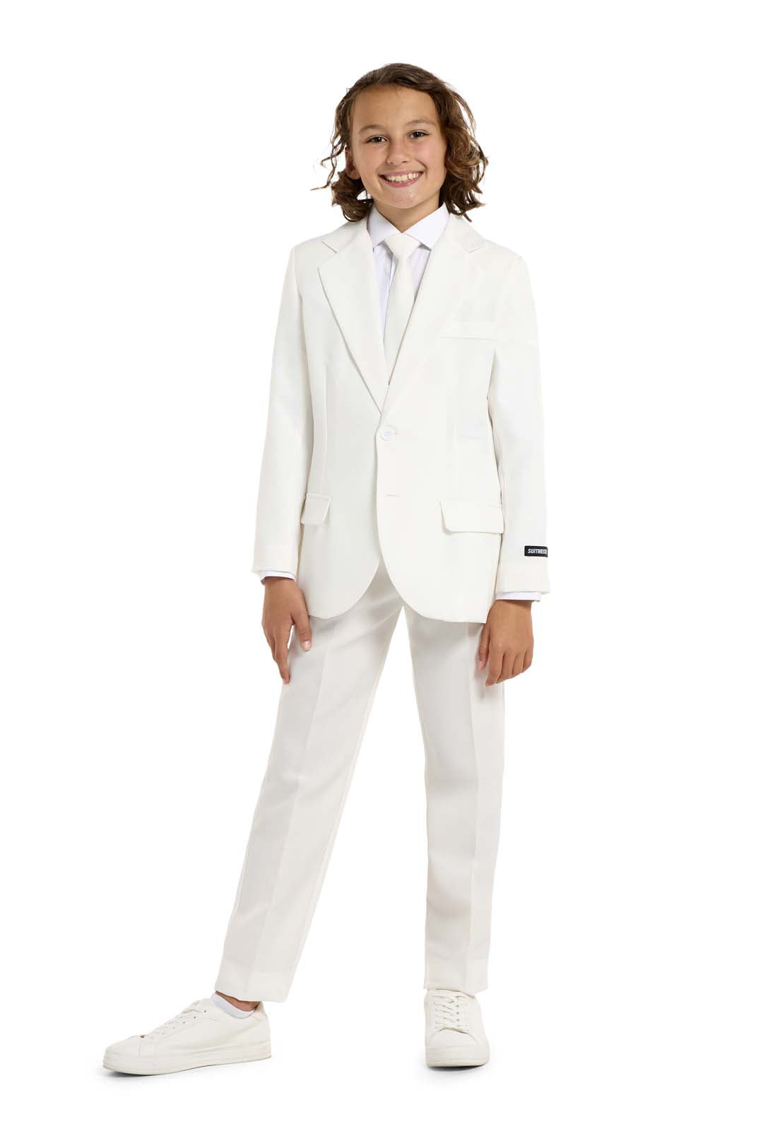 BOYS Solid White