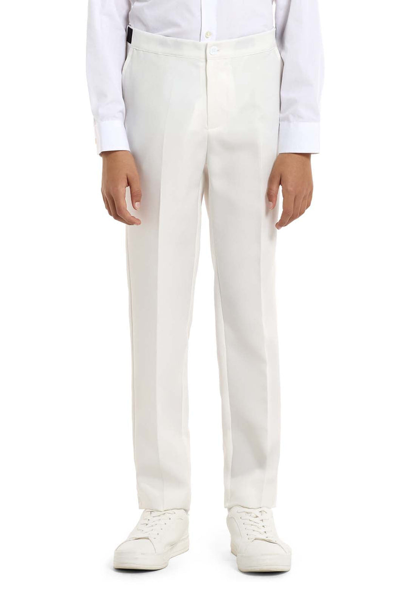 BOYS Solid White
