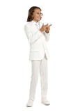 BOYS Solid White