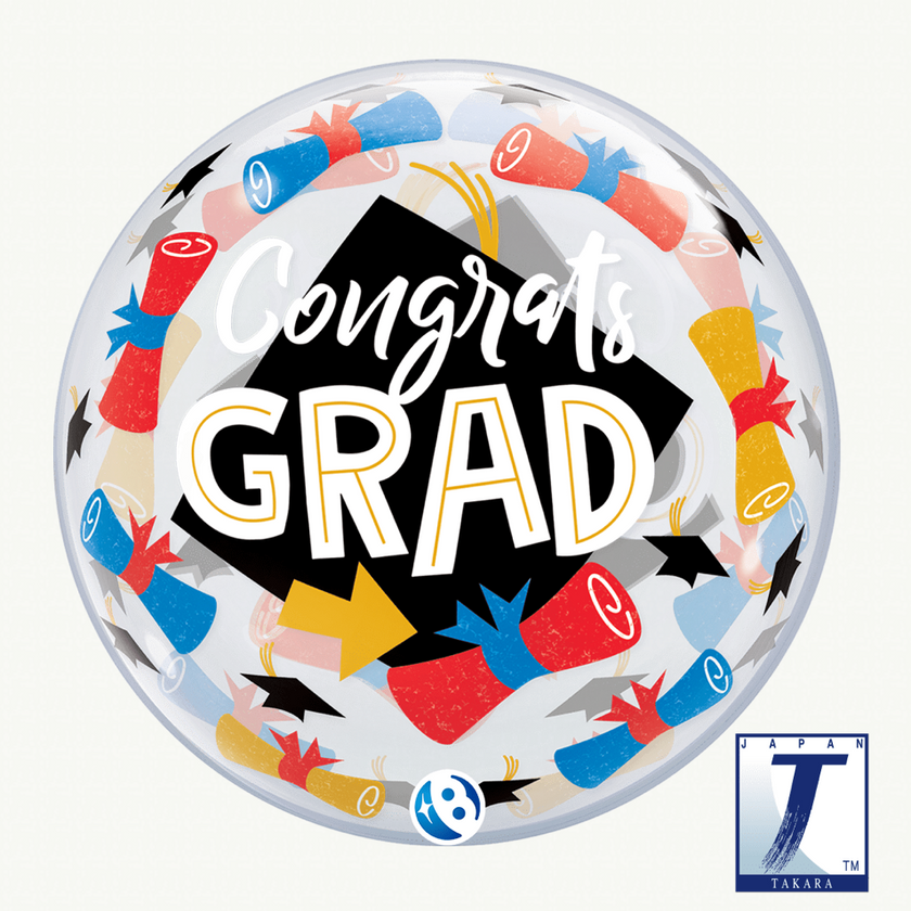 Bubble Congrats Grad 55.8cm - Takarakosan