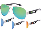 lunettes de soleil pilote aviateur v1128