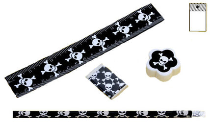 set papeterie pirate 4pcs