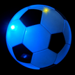 badge/magnet led football noir & blanc