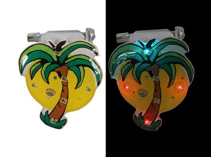 badge led palmier