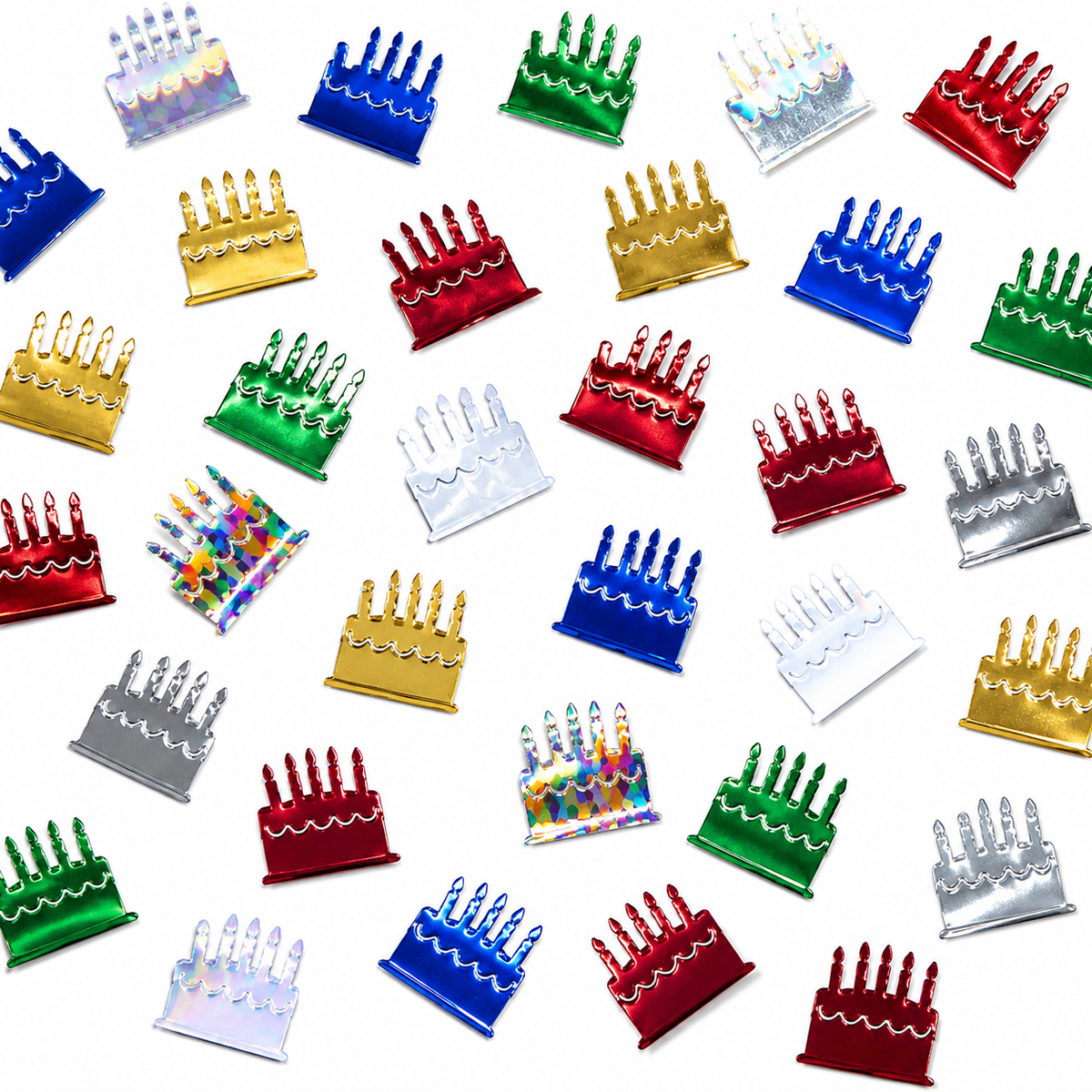 confettis de table gateau d'anniversaire