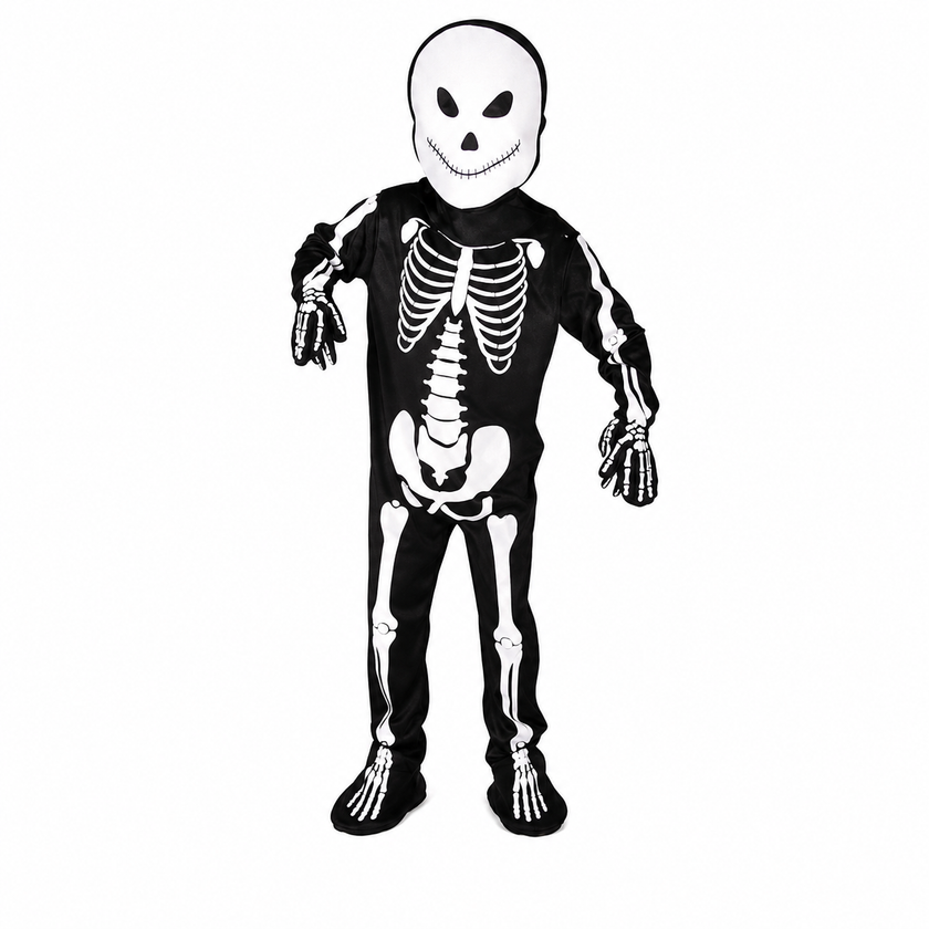 déguisement mascotte squelette adulte