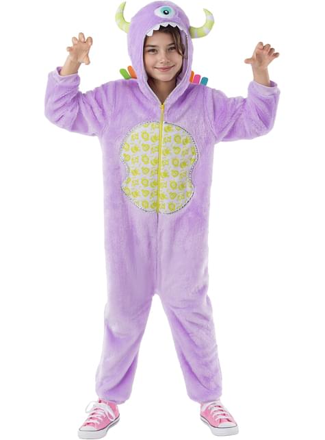 Déguisement de monstre coloré pour fille