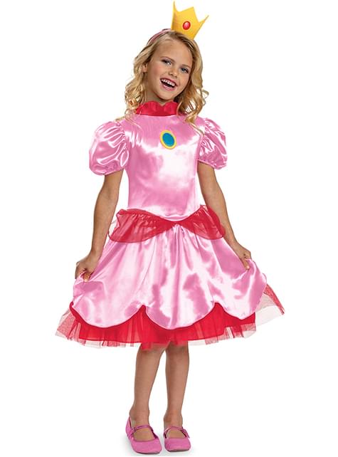 Déguisement classique de la Princesse Peach pour fille - Super Mario Bros