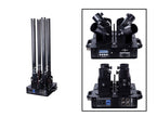 lanceur compatible dmx 4 canons à confettis électriques 220v