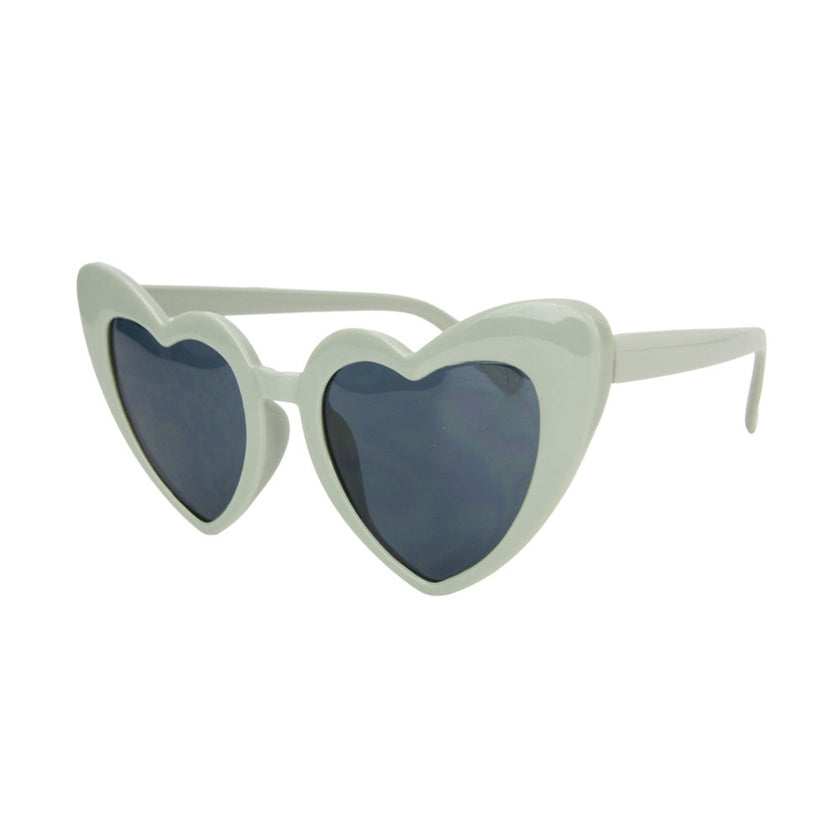 LUNETTES VINTAGE COEUR VERT SAUGE