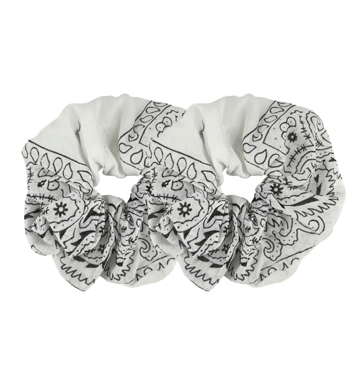 CHOUCHOUS BANDANA BLANCS x2