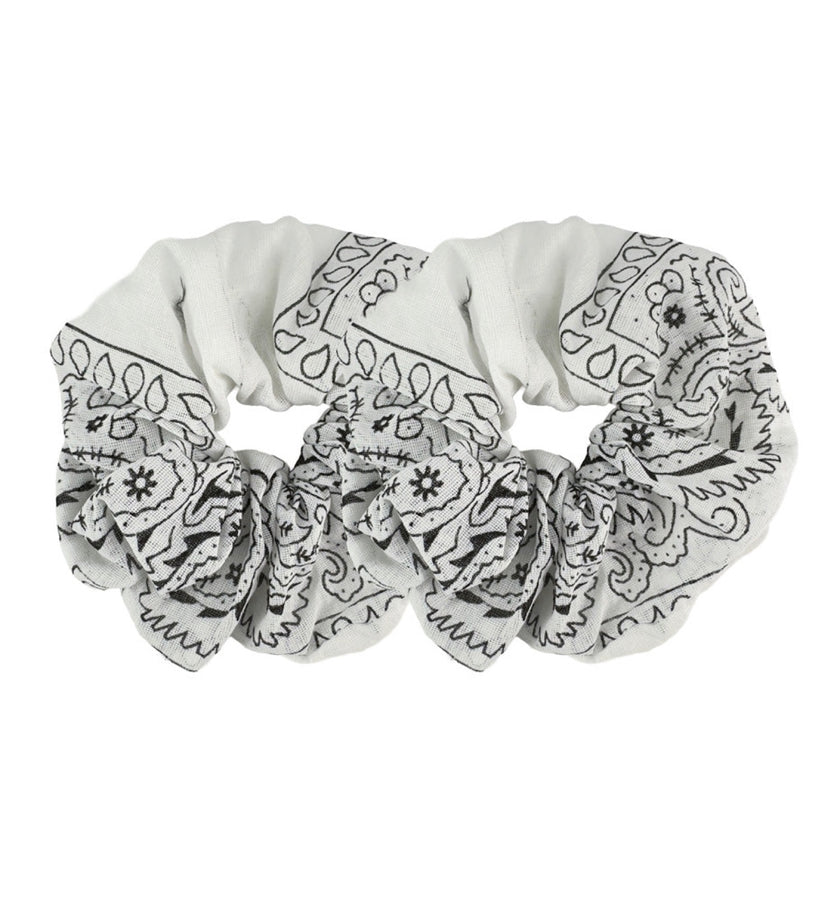 CHOUCHOUS BANDANA BLANCS x2