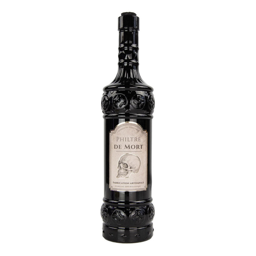 BOUTEILLE EN VERRE NOIR HALLOWEEN
