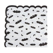 SERVIETTES FESTONNEES 33X33CM CHAUVE SOURIS X 16