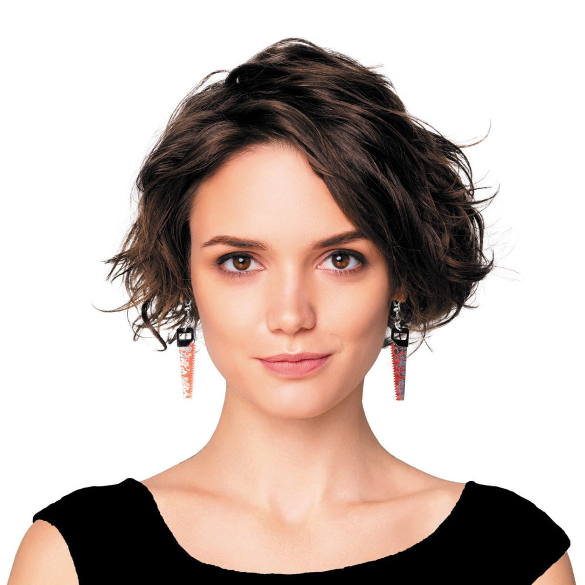 BOUCLES D'OREILLE SCIE SANGLANTE